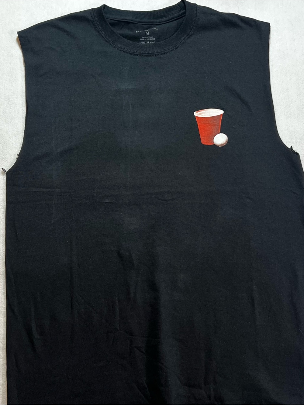 Men's Graphic Tee - The Rules of Beer Pong - Black (0096)